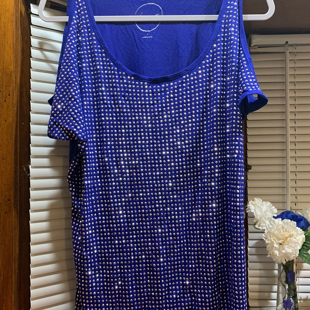 Beautiful Royal Blue Shirt